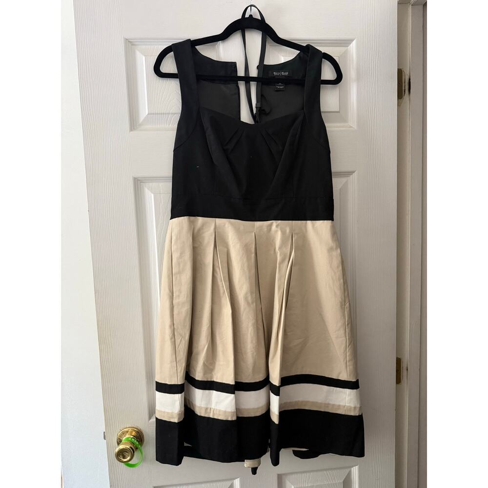 White House Black Market Dress With Pockets Size 10